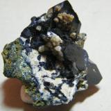 Azurite<br />Tsumeb Mine, Tsumeb, Otjikoto Region, Namibia<br />40x40x40mm<br /> (Author: Heimo Hellwig)