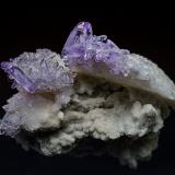 Quartz (variety Amethyst)<br />Piedra Parada (Las Vigas), Municipio Tatatila, Veracruz (Veracruz de Ignacio de la Llave), Mexico<br />9.1 x 7.5 cm<br /> (Author: am mizunaka)