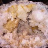 Calcite and Quartz<br />State Route 1 road cut, Woodbury, Cannon County, Tennessee, USA<br />4 1/2 x 3 1/2 in.<br /> (Author: jordanlowe1089)