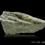 Cafarsita<br />Glaciar Wanni, Scherbadung (Monte Cervandone), Valle Kriegalp, Valle Binn (Binntal), Wallis (Valais), Suiza<br />109 x 42 x 49 mm.<br /> (Autor: Rafael Galiana)