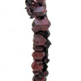 Cobre<br />Mina Itauz, Dzhezkazgan, Región Karaganda, Kazajstán<br />63 mm x 10 mm. Cristal principal: 8.5 mm de anchura<br /> (Autor: Carles Millan)