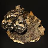 Galena<br />Ballard Mine, Baxter Springs, Picher Field, Tri-State District, Cherokee County, Kansas, USA<br />8.5 x 10.0 cm<br /> (Author: crosstimber)