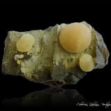 Calcita<br />Cantera Campomorto, Pietra Massa, Montalto di Castro, Provincia Viterbo, Lacio/Lazio, Italia<br />85 x 52 x 15 mm<br /> (Autor: Rafael Galiana)