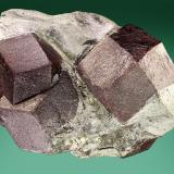 Almandine<br />Rossrugg, Ziller Valley (Zillertal), North Tyrol, Tyrol/Tirol, Austria<br />8 cm<br /> (Author: Gerhard Brandstetter)