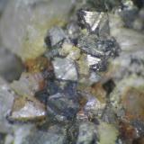 Arsenopirita<br />Olesa de Montserrat, Comarca Baix Llobregat, Barcelona, Catalunya, España<br />2 mm. el agregado de cristales<br /> (Autor: Adolf Cortel)