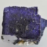 Fluorita<br />Minas da Panasqueira, Aldeia de São Francisco de Assis, Covilhã, Castelo Branco, Cova da Beira, Centro, Portugal<br />3,5 x 3 x 2,5 cm<br /> (Autor: Raul S. Llorente)