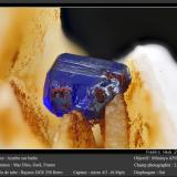 Azurite<br />Mas Dieu, Mercoirol, Alès, Gard, Occitanie, France<br />fov 2.2 mm<br /> (Author: ploum)