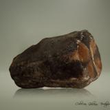 Andalucita (variedad quiastolita)<br />Mina Sangping (Mina Xixia), Xixia, Prefectura Nanyang, Provincia Henan, China<br />68 x 23 x 20 mm.<br /> (Autor: Rafael Galiana)