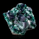 Fluorite<br />Rogerley Mine, Frosterley, Weardale, North Pennines Orefield, County Durham, England / United Kingdom<br />16,0	x	15,5	x	7,5	cm<br /> (Author: MIM Museum)