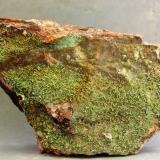 Metazeunerita<br />Permiso de Investigación Anabel, Cerro de las Minas, Mérida, Comarca Tierra de Mérida - Vegas Bajas, Badajoz, Extremadura, España<br />103x60z25 mm<br /> (Autor: Juan Espino)