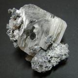 Hydrocerussite coating Cerussite<br />Tsumeb Mine, Tsumeb, Otjikoto Region, Namibia<br />90x100x60mm<br /> (Author: Heimo Hellwig)