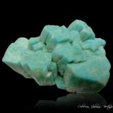 Microclina (variedad amazonita)<br />Zona Konso, Distrito Konso, Provincia Sidamo, Región Naciones, Nacionalidades y Pueblos del Sur, Etiopía<br />80 x 49 x 41 mm.<br /> (Autor: Rafael Galiana)