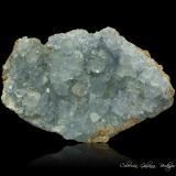 Celestina<br />Depósito de Sakoany, Comuna Katsepy, Distrito Mitsinjo, Región Boeny, Provincia Mahajanga (Majunga), Madagascar<br />96 x 54 x 60 mm.<br /> (Autor: Rafael Galiana)