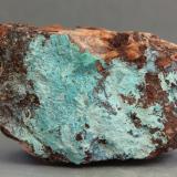 CrisocolaMina Juanito, Jarrama, Zufre, Comarca Sierra de Huelva, Huelva, Andalucía, España60x39x34 mm (Autor: Juan Espino)