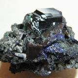 Azurite<br />Tsumeb Mine, Tsumeb, Otjikoto Region, Namibia<br />50x40x30mm<br /> (Author: Heimo Hellwig)