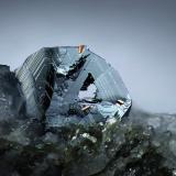 Hematite<br />Lohning Quarry (Lohninger Quarry), Hüttwinkl Valley, Rauris Valley, Zell am See District, Hohe Tauern, Salzburg, Austria<br />FOV 5 mm<br /> (Author: Gerhard Brandstetter)